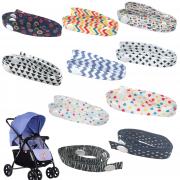 Toy Straps Holder 10pcs Adjustable Stroller Strap Anti Drop Bottle Clip Belt Holders Cartoon Pattern